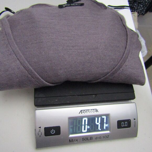 Massimo Dutti Women's Sweater Small Purple Cashmere Wool Capsule Wardrobe Cozy - Picture 10 of 10